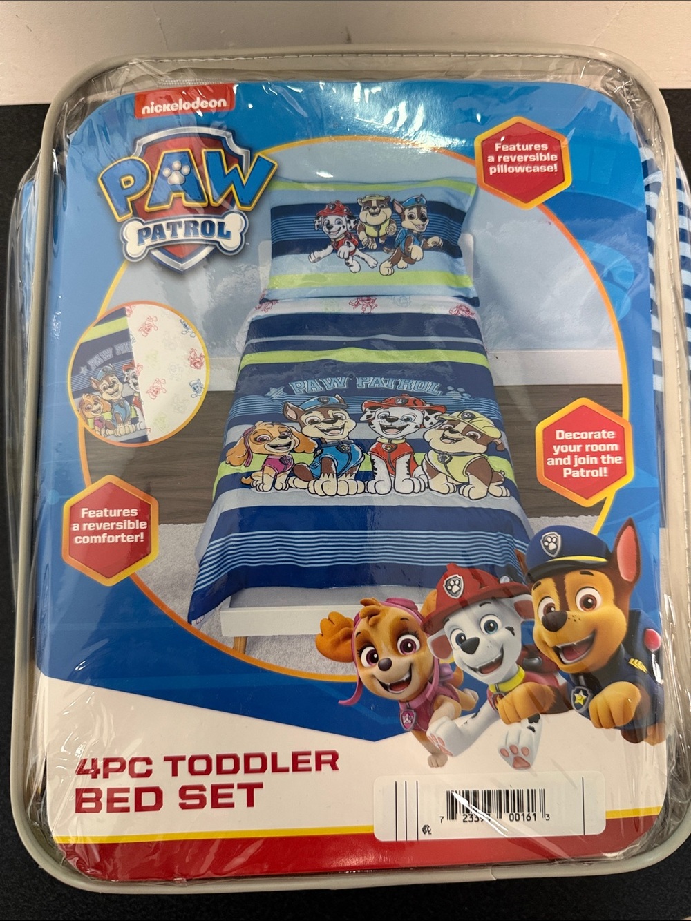 Paw Patrol 4pc Toddler Bed Set
